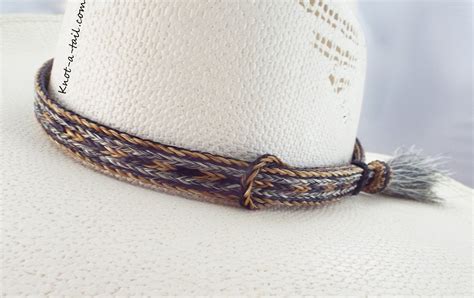 how to make a horse hair hat band